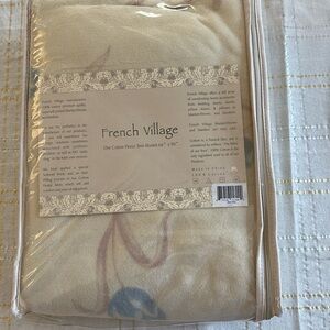 French village blanket